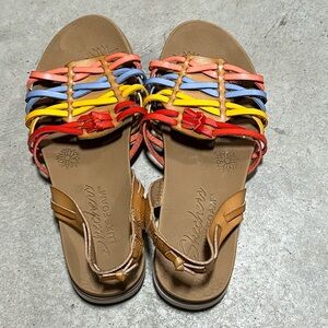 Skechers Sandaly Spring Vacation‎ multi color sandal / Size 8 / Box 7-82